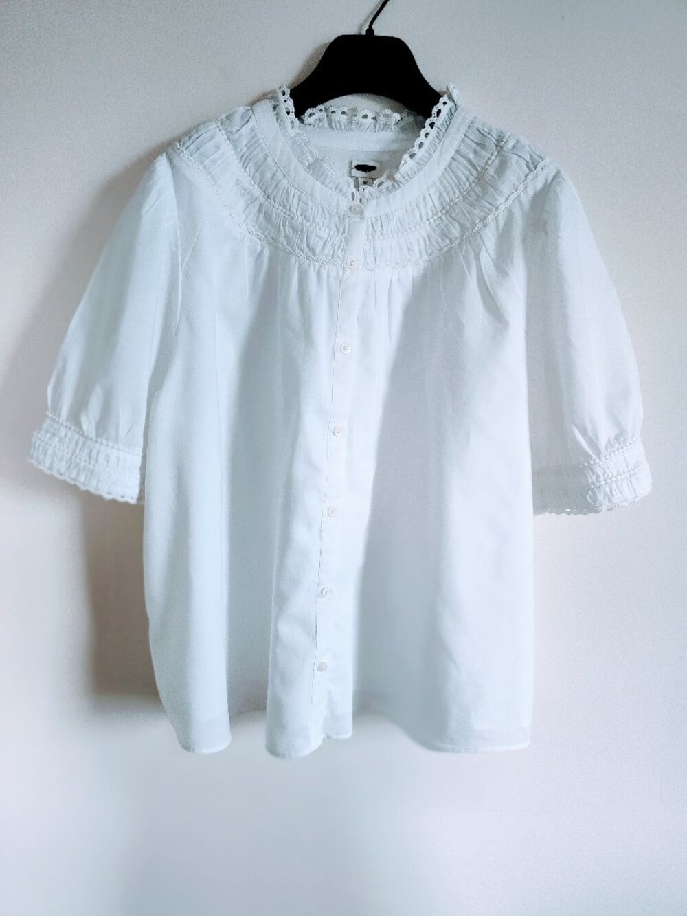J Crew Factory Smocked Blouse